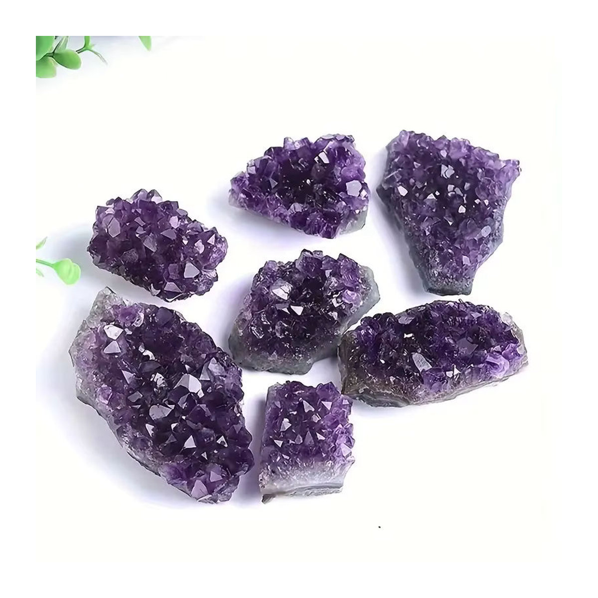 Sisterstone Amethyst Erz Stein in Lila, unregelmäßig geformter Edelstein als Dekoration - Bild 6