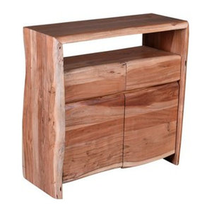 SIT Kommode ALBERA aus Akazienholz in Braun, 2-türig, B/T/H: 90 x 40 x 57 cm