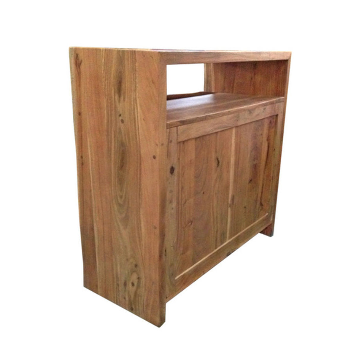 SIT Kommode ALBERA aus Akazienholz in Braun, 2-türig, B/T/H: 90 x 40 x 57 cm - Bild 2