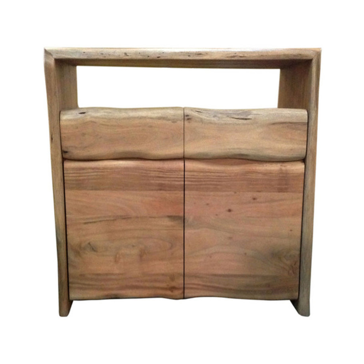 SIT Kommode ALBERA aus Akazienholz in Braun, 2-türig, B/T/H: 90 x 40 x 57 cm - Bild 3