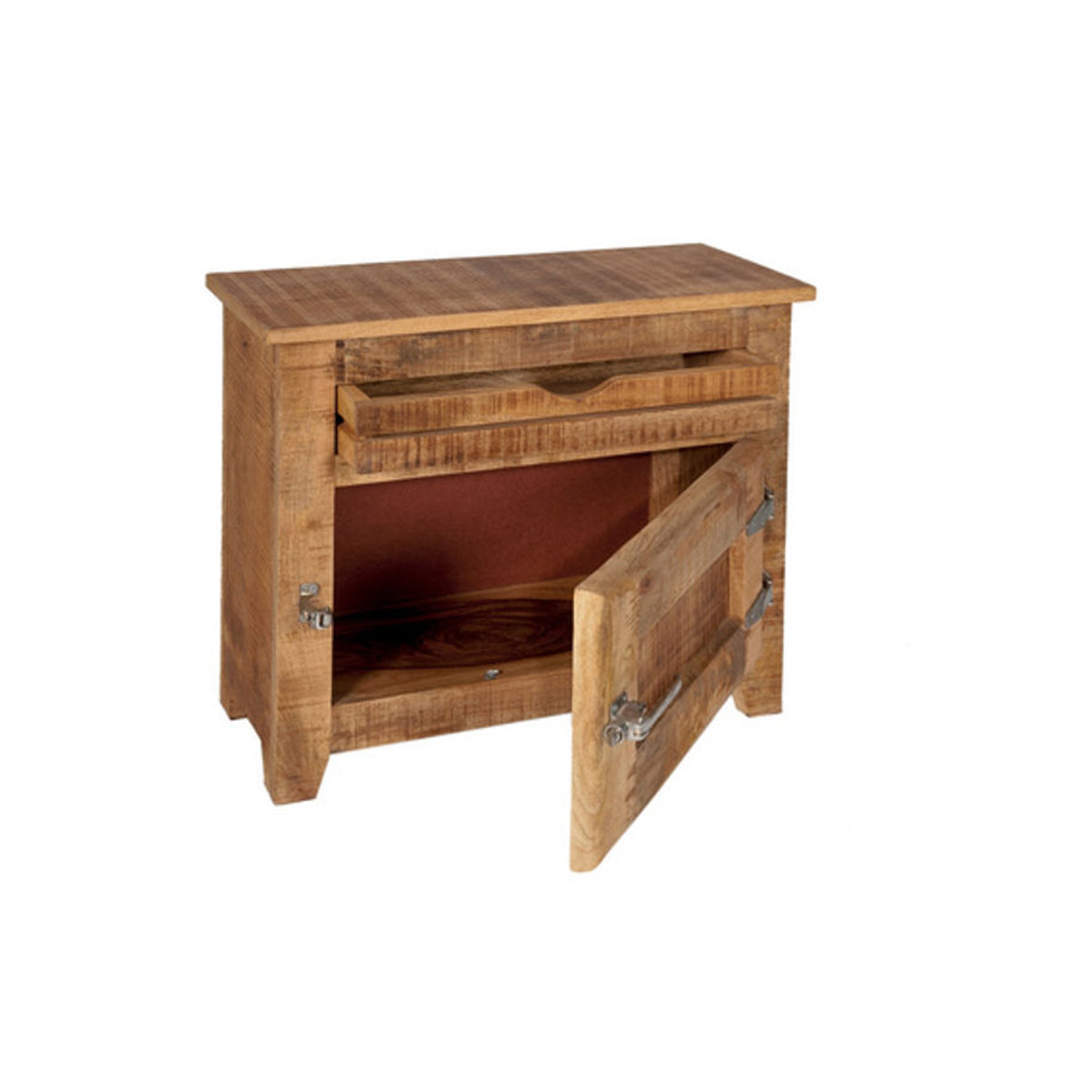 SIT Kommode FRIGO aus Mangoholz in Braun im Landhausstil, 1-türig - Bild 3