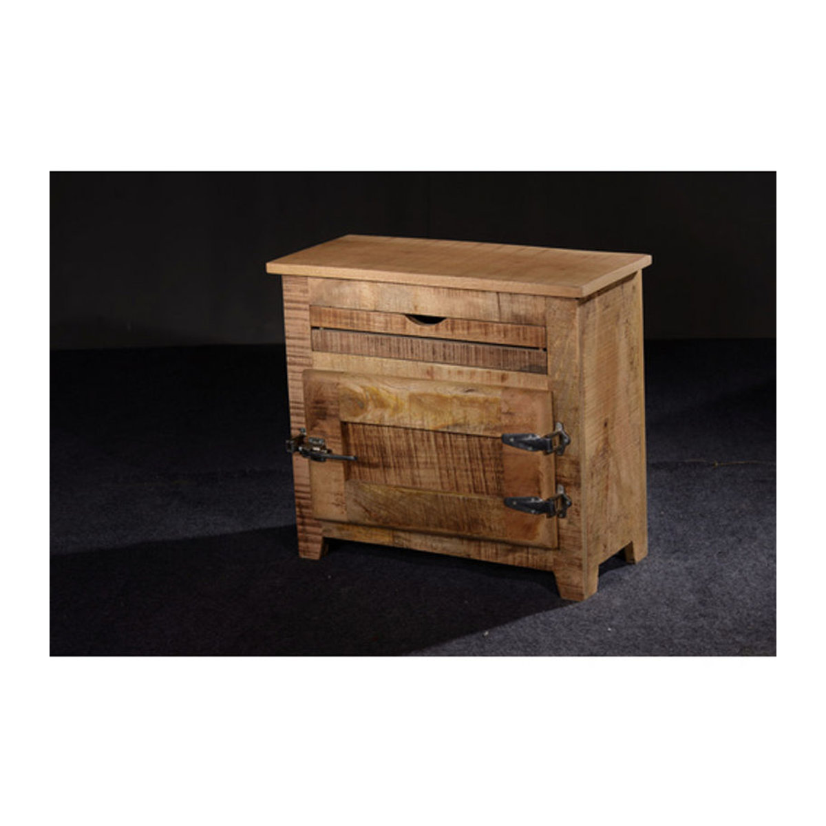 SIT Kommode FRIGO aus Mangoholz in Braun im Landhausstil, 1-türig - Bild 4