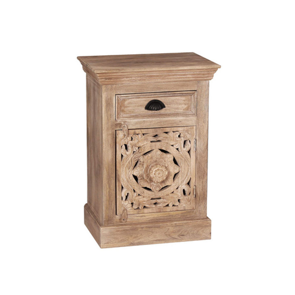 SIT Kommode LAKADEE aus Mangoholz in Braun im Landhausstil, 1-türig, B: 72 cm, H: 50 cm, T: 35 cm - Bild 2