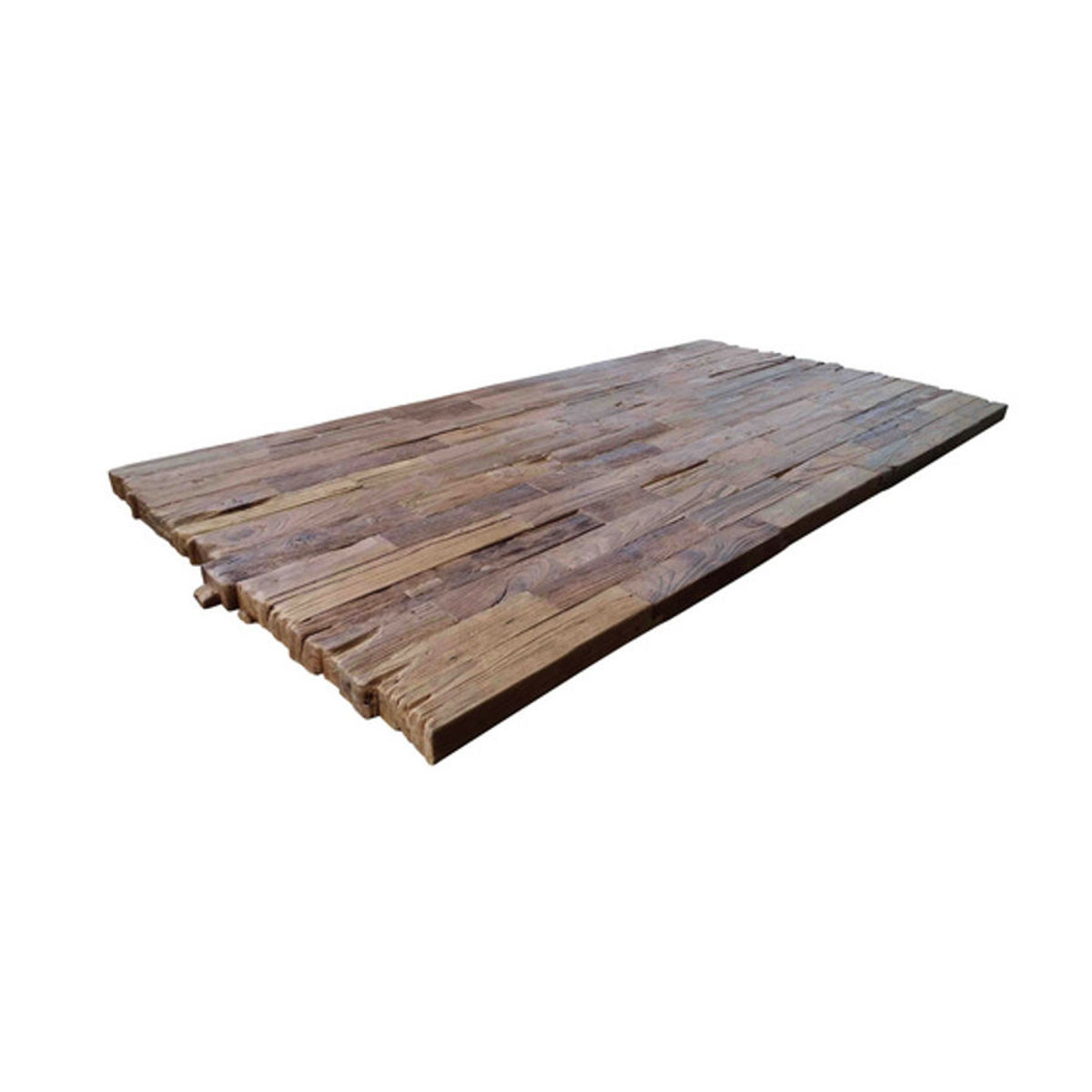 SIT Tisch TABLES & CO im Industrial Design aus Holz und Metall, Rechteckig, Braun/Natur/Schwarz, H: 73,5 cm, T: 90 cm - Bild 1