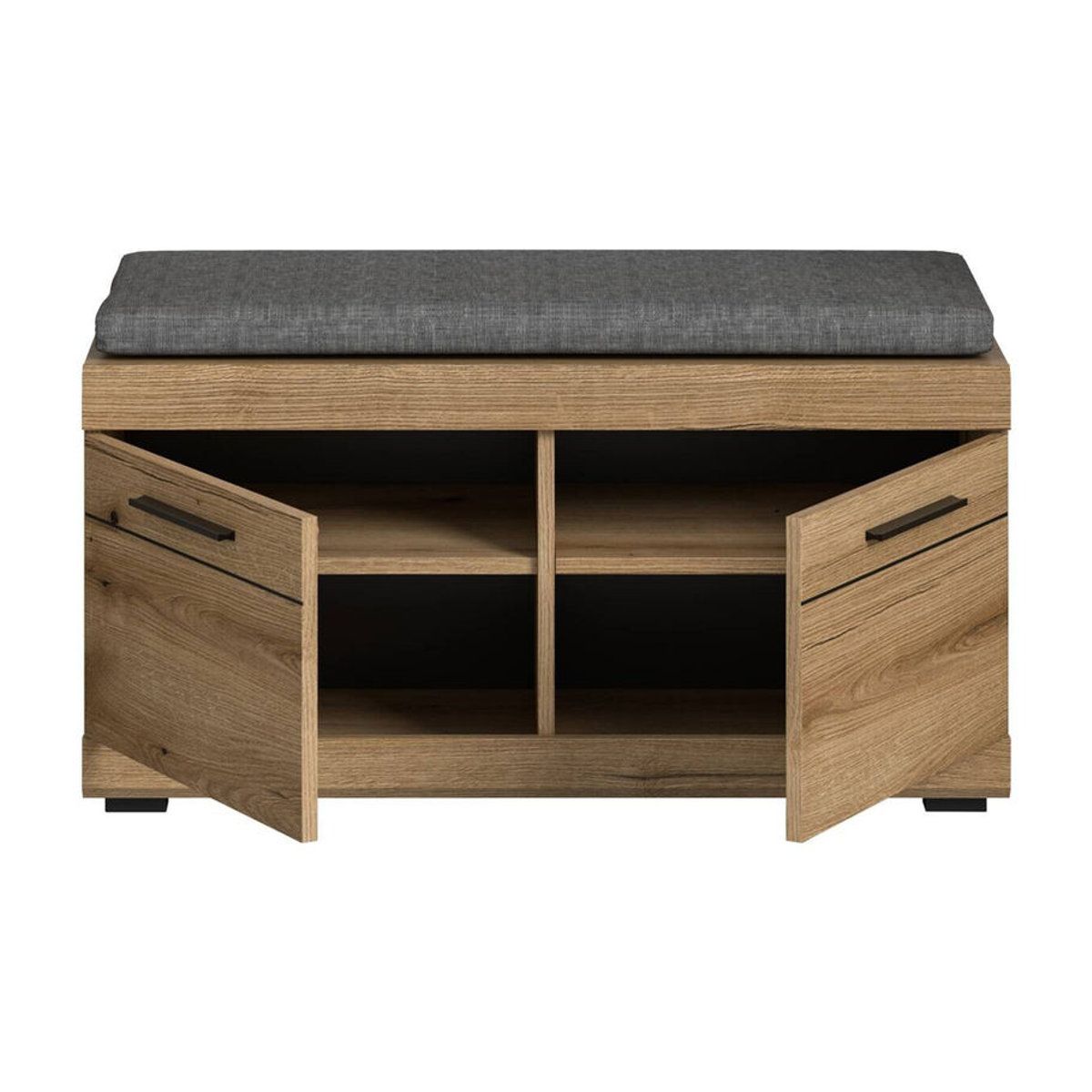 Sitzbank SCOUT Evoke von xonox.home in Eiche Natur Braun mit Stoffbezug B/H/T: 90 x 44 x 40 cm - Bild 3