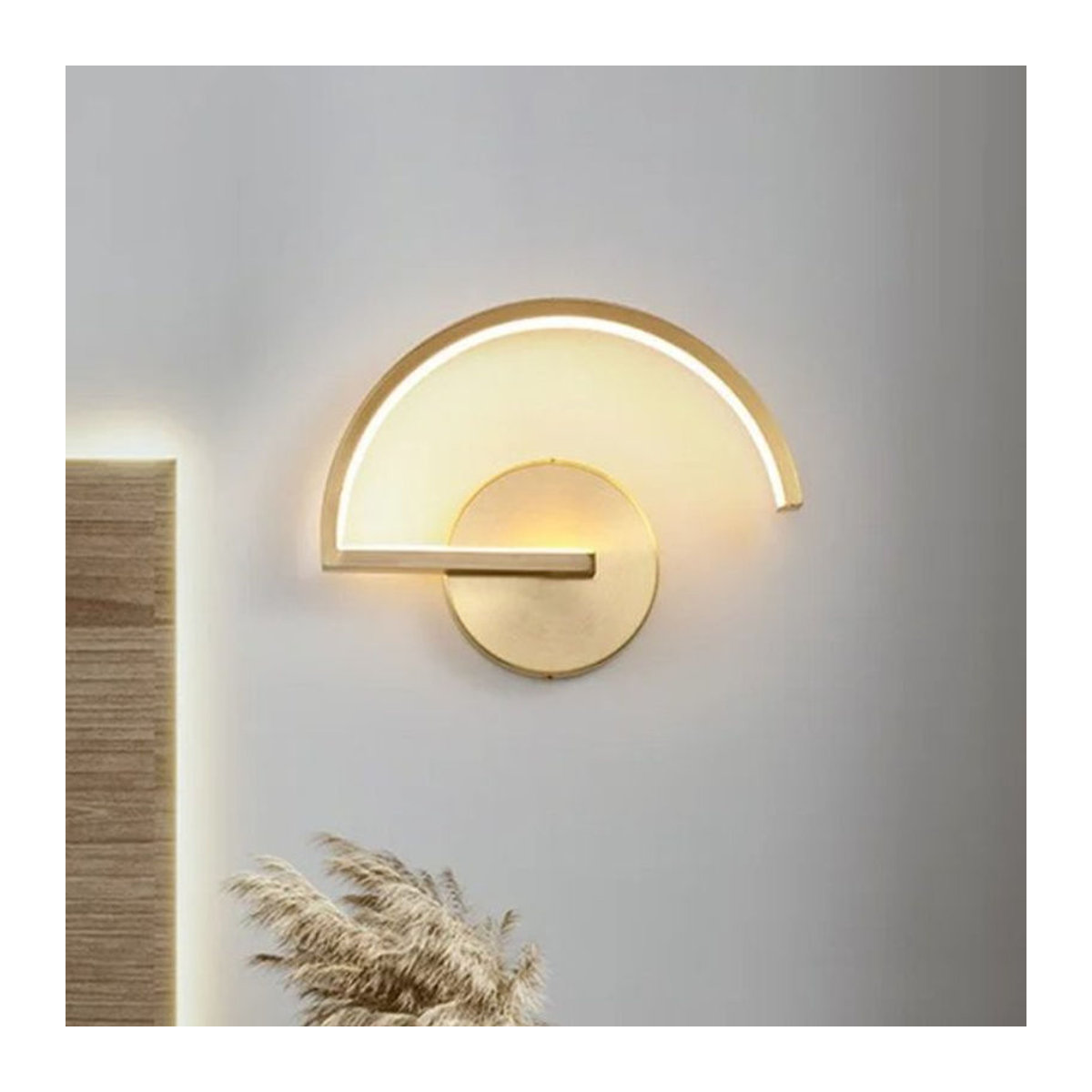 Skandinavische LED Wandlampe im minimalistischen Design für Schlafzimmer und Wohnzimmer - Bild 1