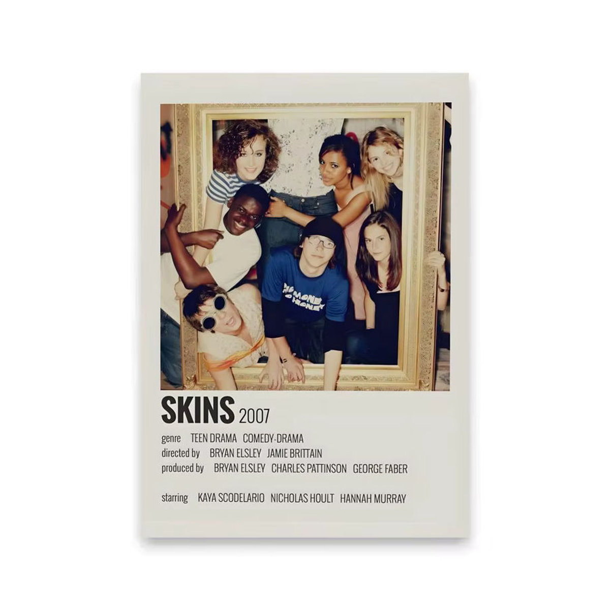 SKINS Poster HD PVC selbstklebende Wandkunst mehrfarbig schwarz rechteckig - Bild 5