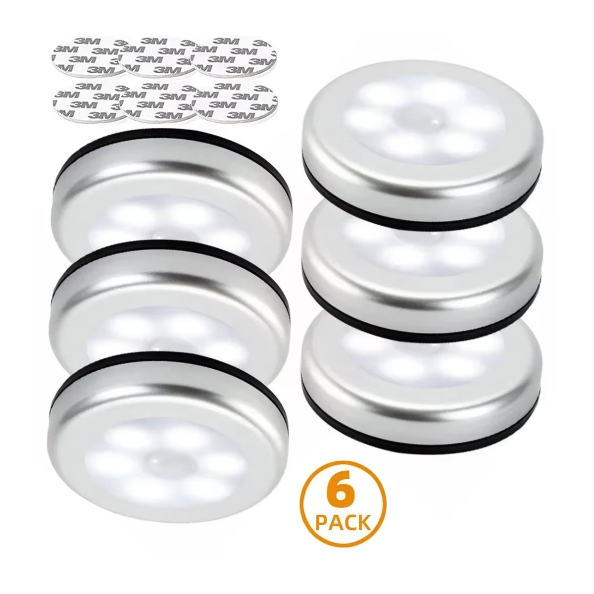 SKYSHADOW LED Nachtlicht mit PIR-Bewegungssensor und Magnetbefestigung in Weiß, minimalistisches Design für Schlafzimmer, Küche und Schrankbeleuchtung - Bild 7