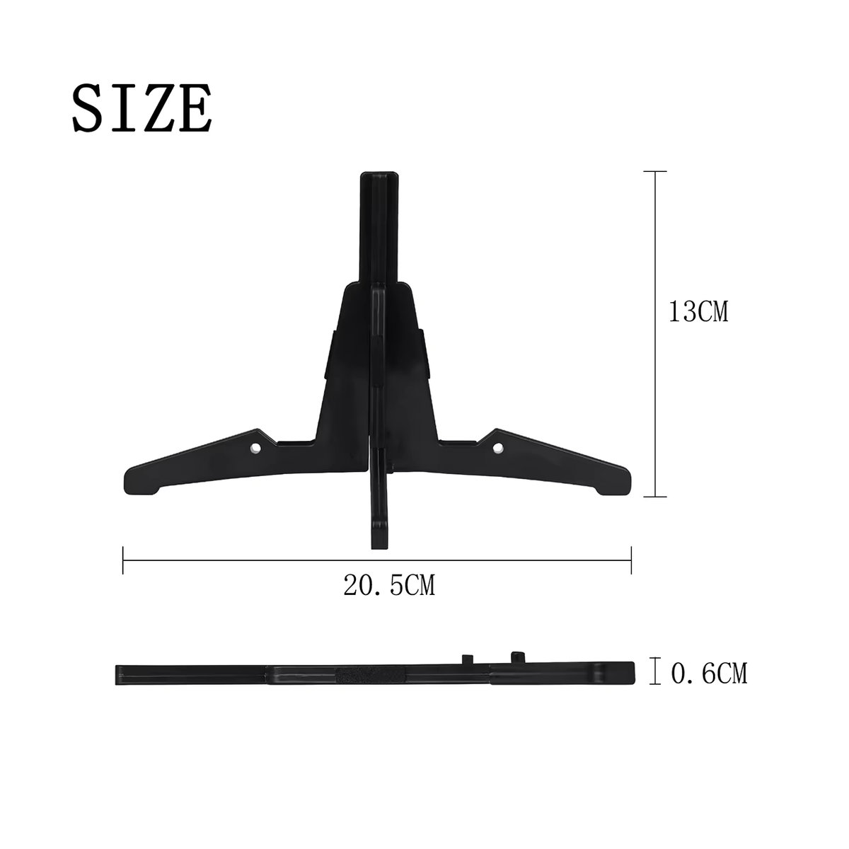 SLADE Tragbarer 4-in-1-Ständer für Flöten und Klarinetten in Schwarz oder Schwarz/Weiß - Bild 2