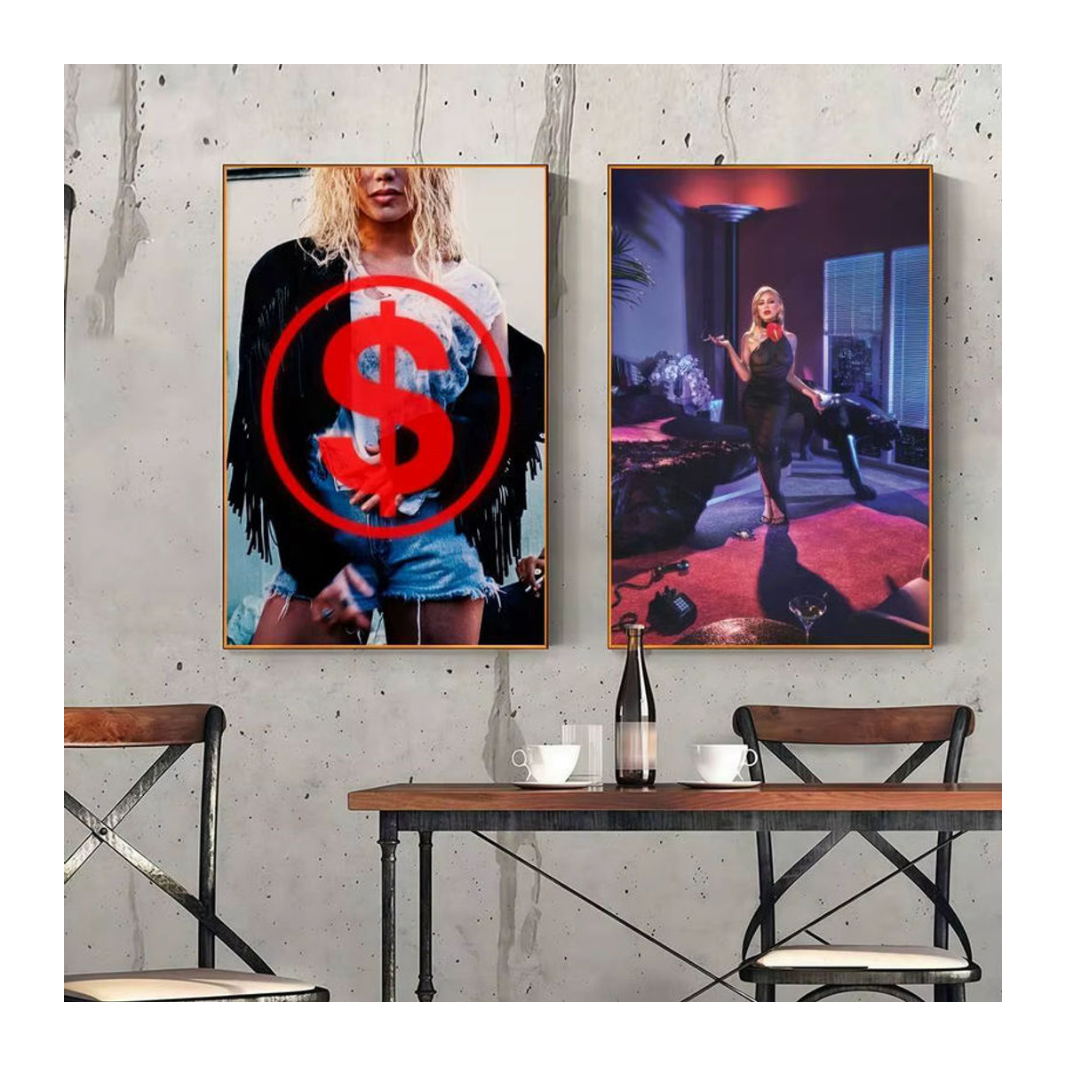Slayyyter WORST GIRL IN AMERICA Themenposter-Aufkleber aus Papier, mehrfarbig, rechteckig, wandmontiert - Bild 5
