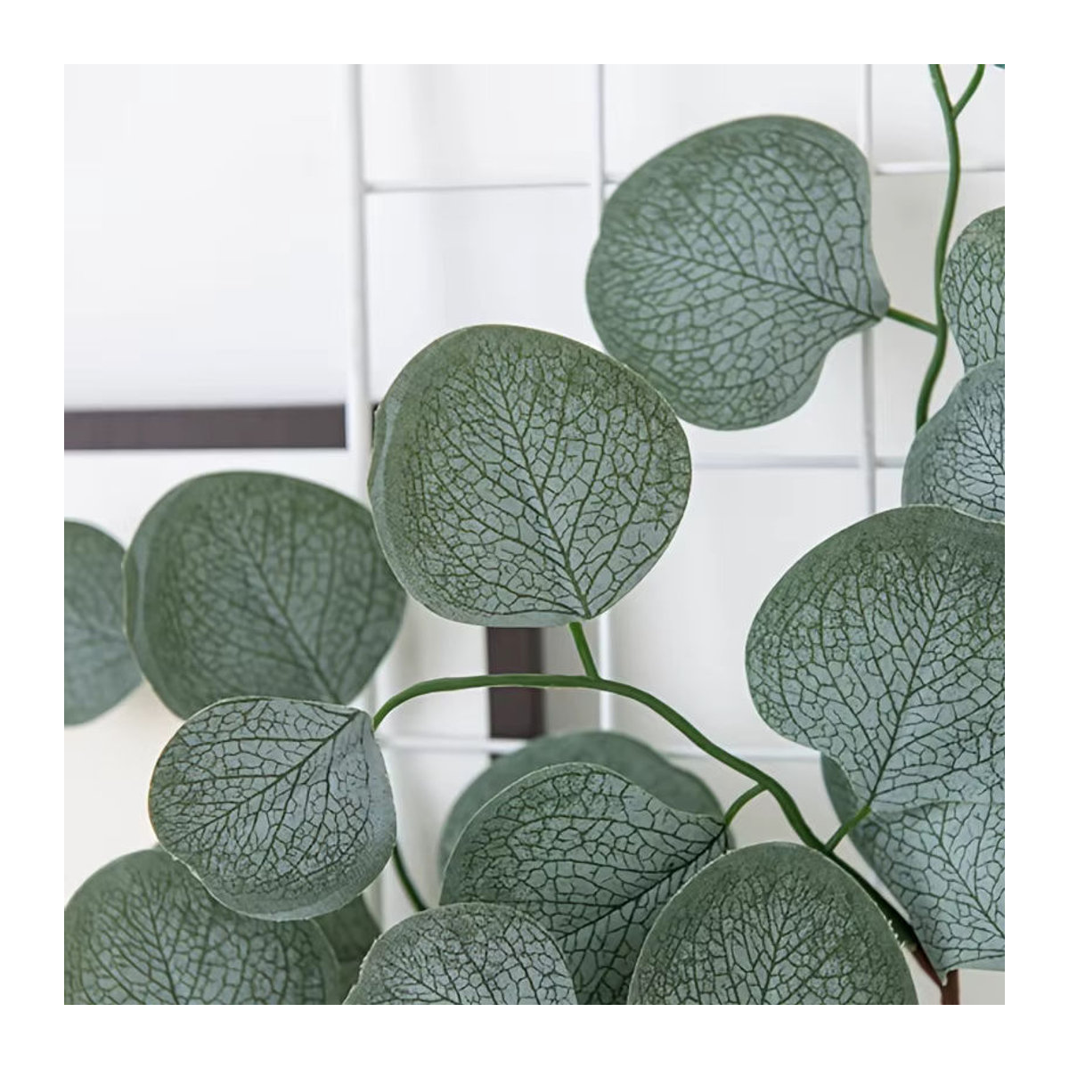 Smr Eucalyptus Künstliche Pflanze Grün Einzellieb für DIY Dekoration - Bild 3