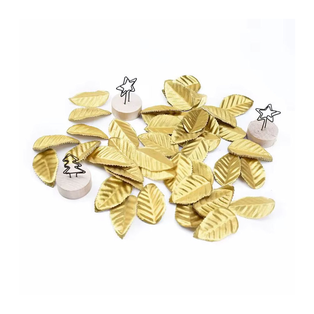 Smr Seidenrosen in Gold als künstliche Blumen für deine DIY-Dekoration bei Hochzeit oder Weihnachten - Bild 2