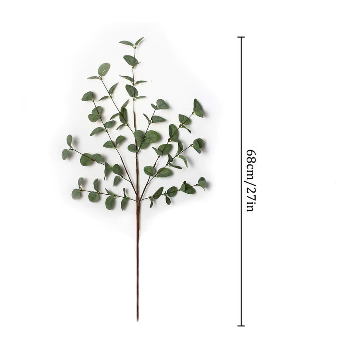 Smvp Künstliche Eukalyptus-Stiele in Grün und Grau aus Textil für Hochzeitsdekoration und DIY-Blumenarrangements - Bild 4