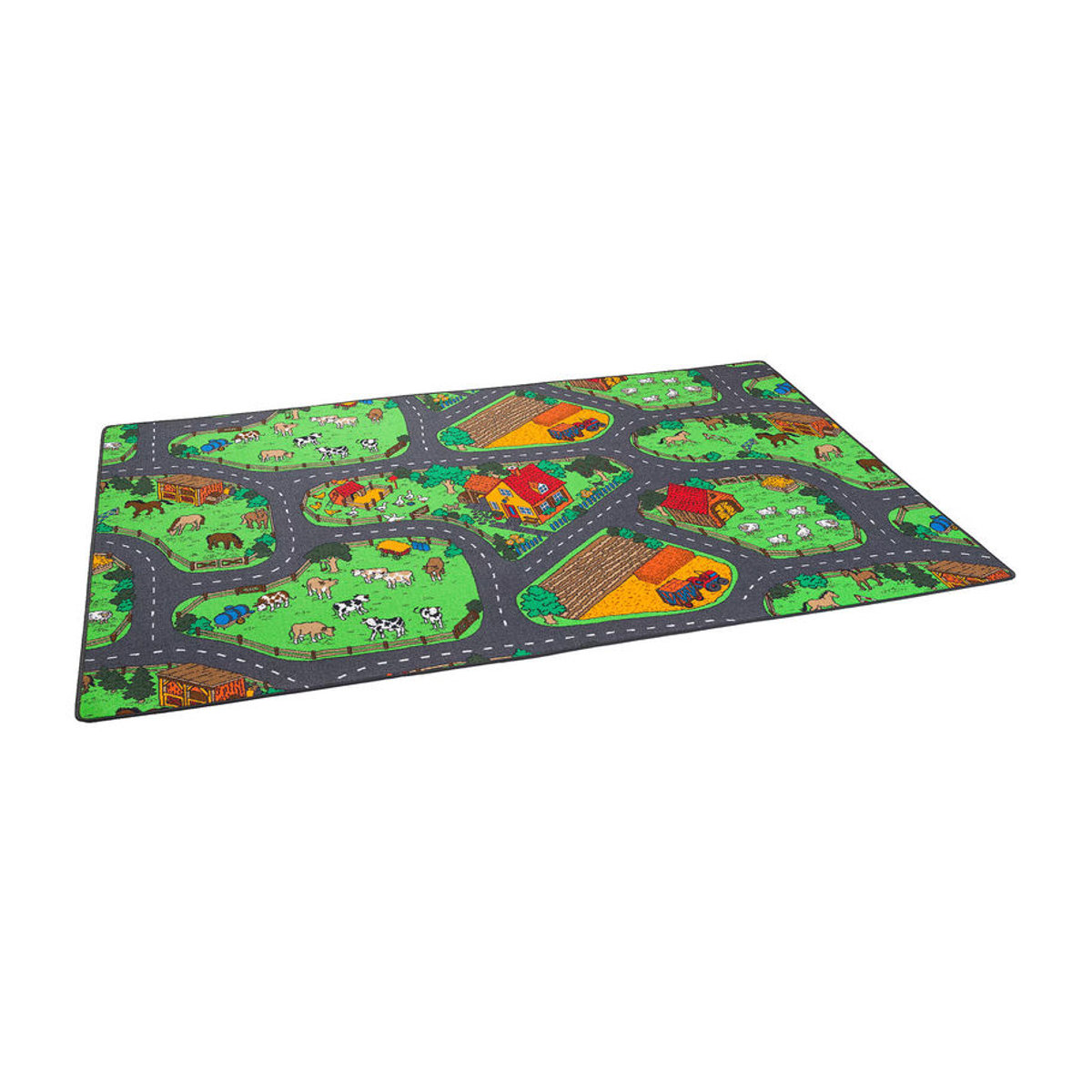 Snapstyle Kinder Spielteppich Bauernhof mehrfarbig tufted - Bild 2