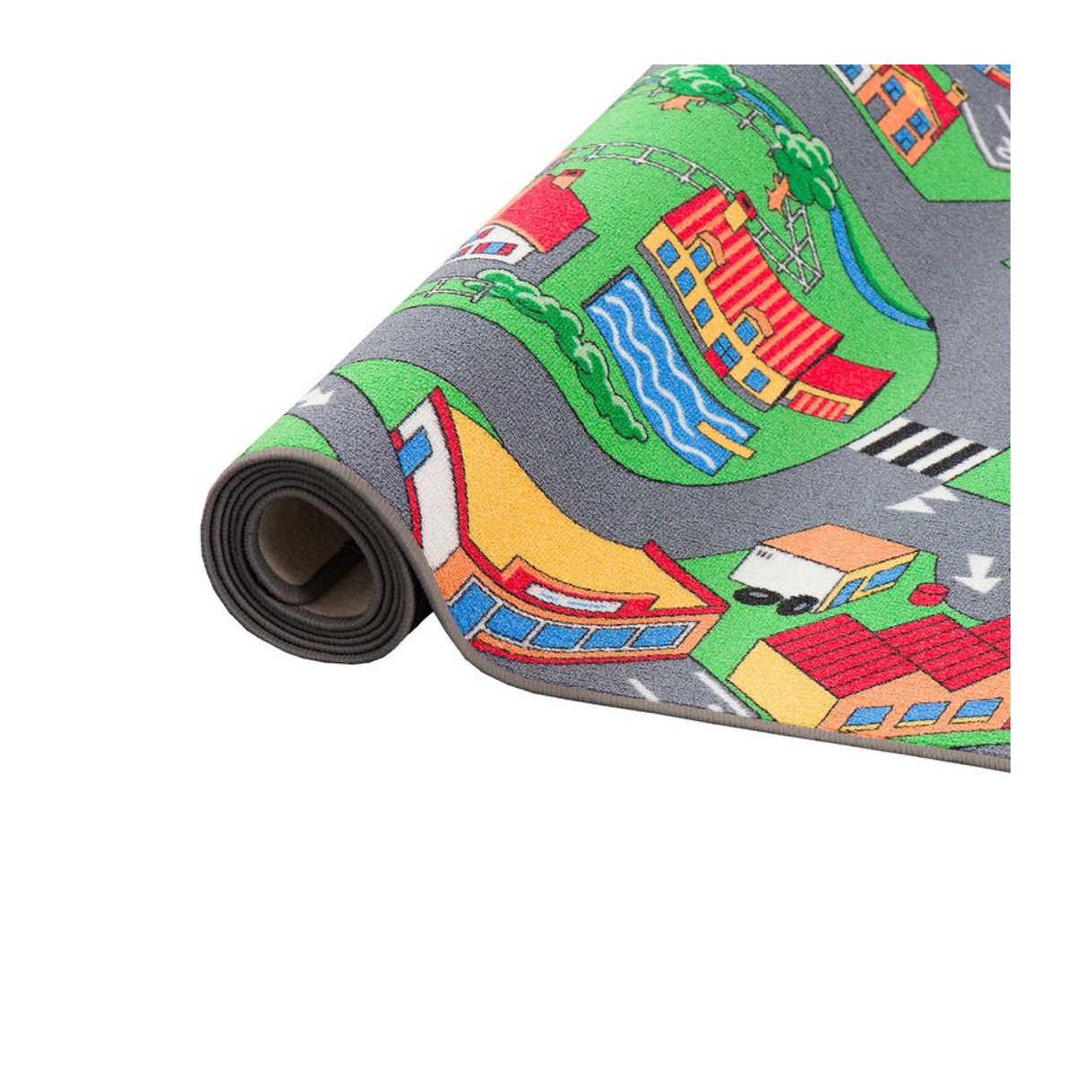 Snapstyle Kinder Spielteppich Little Village mehrfarbig tufted - Bild 2