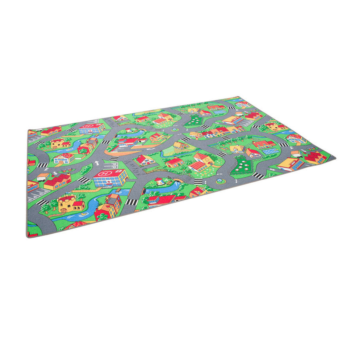 Snapstyle Kinder Spielteppich Little Village mehrfarbig tufted - Bild 3