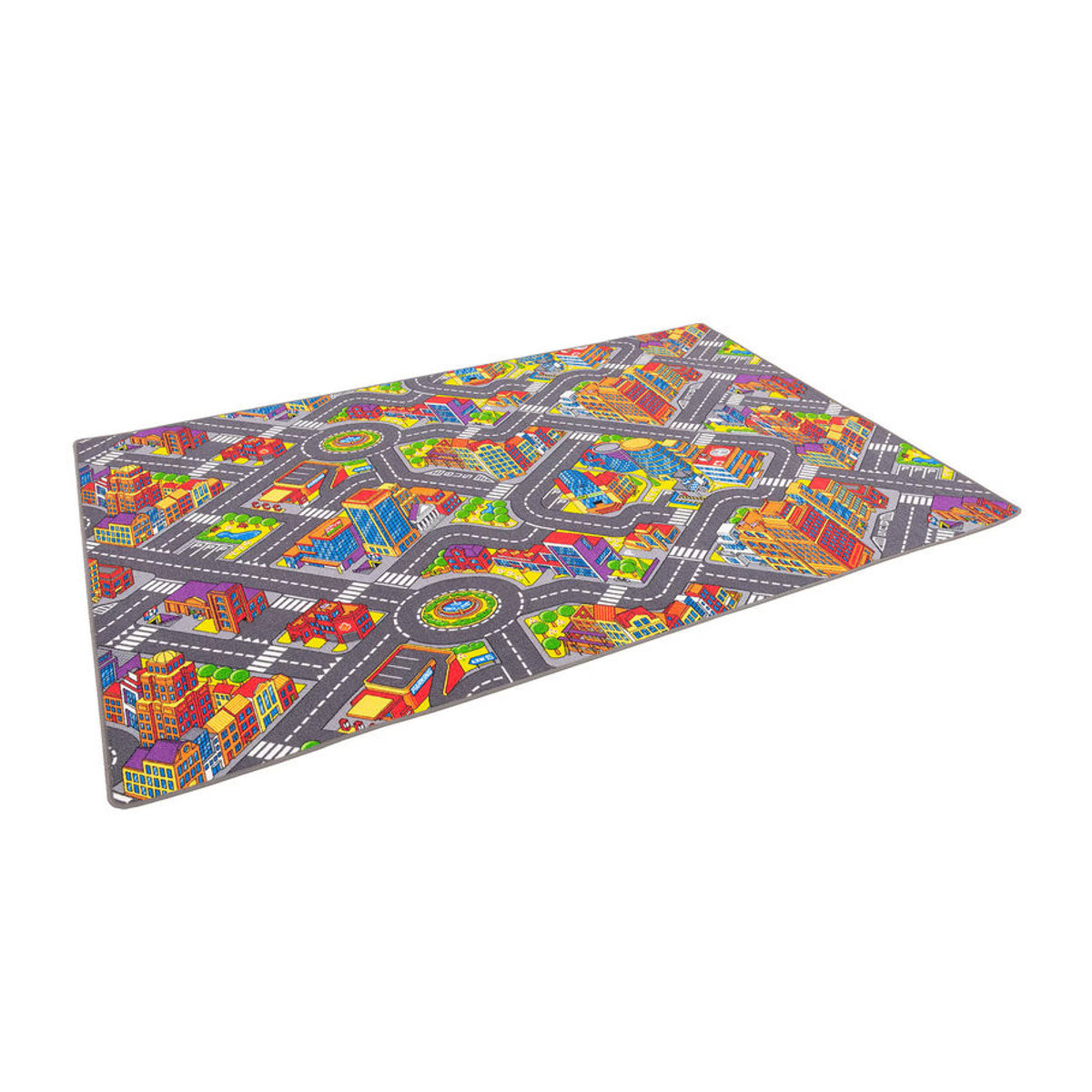 Snapstyle Kinder Spielteppich Straßenteppich 3D Big City mehrfarbig tufted - Bild 3