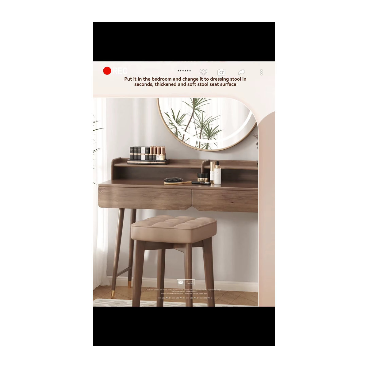 Sofastuhl Richard Loungesessel aus Kunstleder im Mid-Century-Stil, Farben: Orange oder Beige - Bild 2
