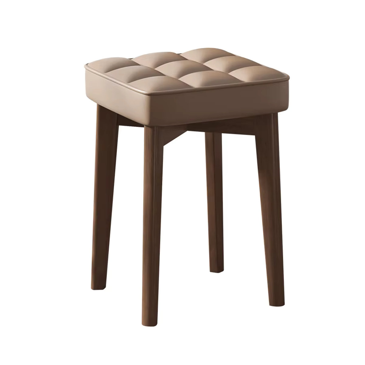 Sofastuhl Richard Loungesessel aus Kunstleder im Mid-Century-Stil, Farben: Orange oder Beige - Bild 3