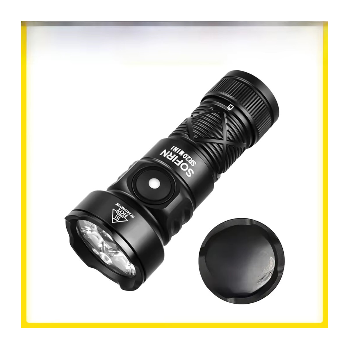 Sofirn SR20 MINI Taschenlampe mit 1200 lm, weißem und rotem LED-Licht, IP68 wasserdicht - Bild 7