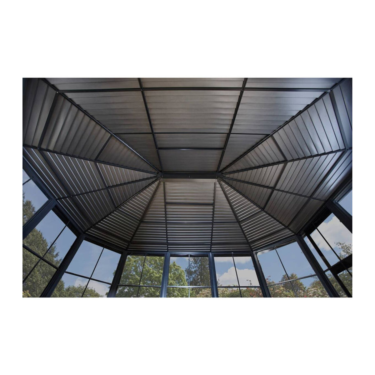 Sojag Kaltwintergarten Charleston Aluminium Anthrazit B/H/T: 594 x 281 x 384 cm - Bild 2