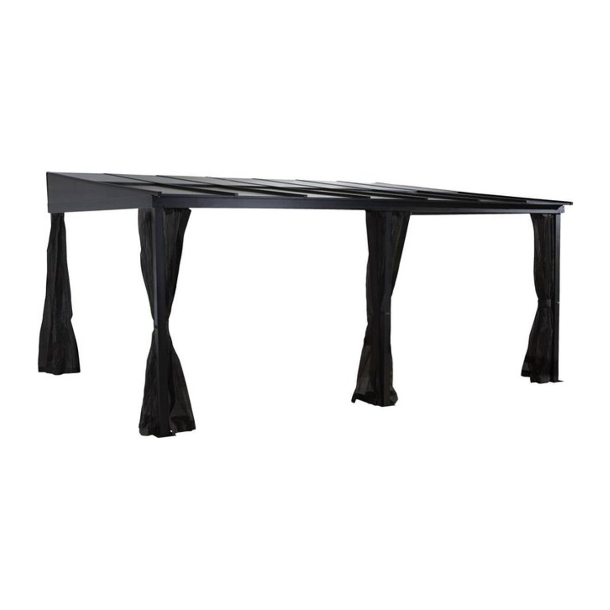 Sojag Terrassenüberdachung St. Barthelemy aus Aluminium in Anthrazit mit Polycarbonat-Doppelstegplatten, B/T/H: 483 x 362 x 240 cm - Bild 3
