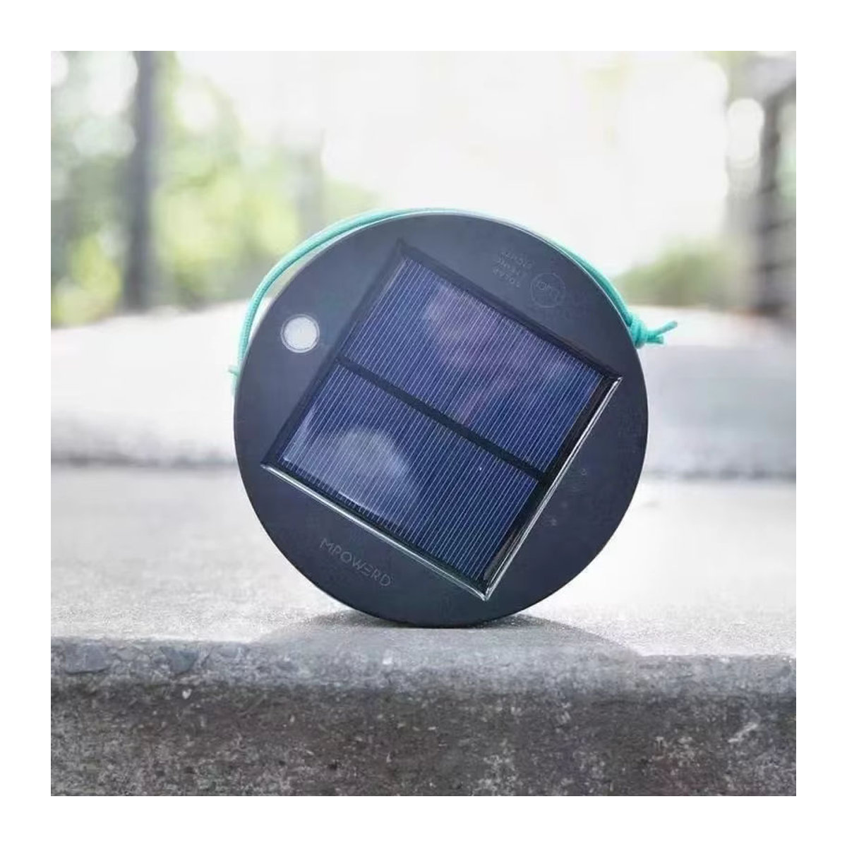 Solar-Camping-Lichterkette mit 20 LEDs in Schwarz, 5,5 Meter wasserdichte LED-Lichterkette mit Powerbank-Funktion und verschiedenen Lichtmodi - Bild 2