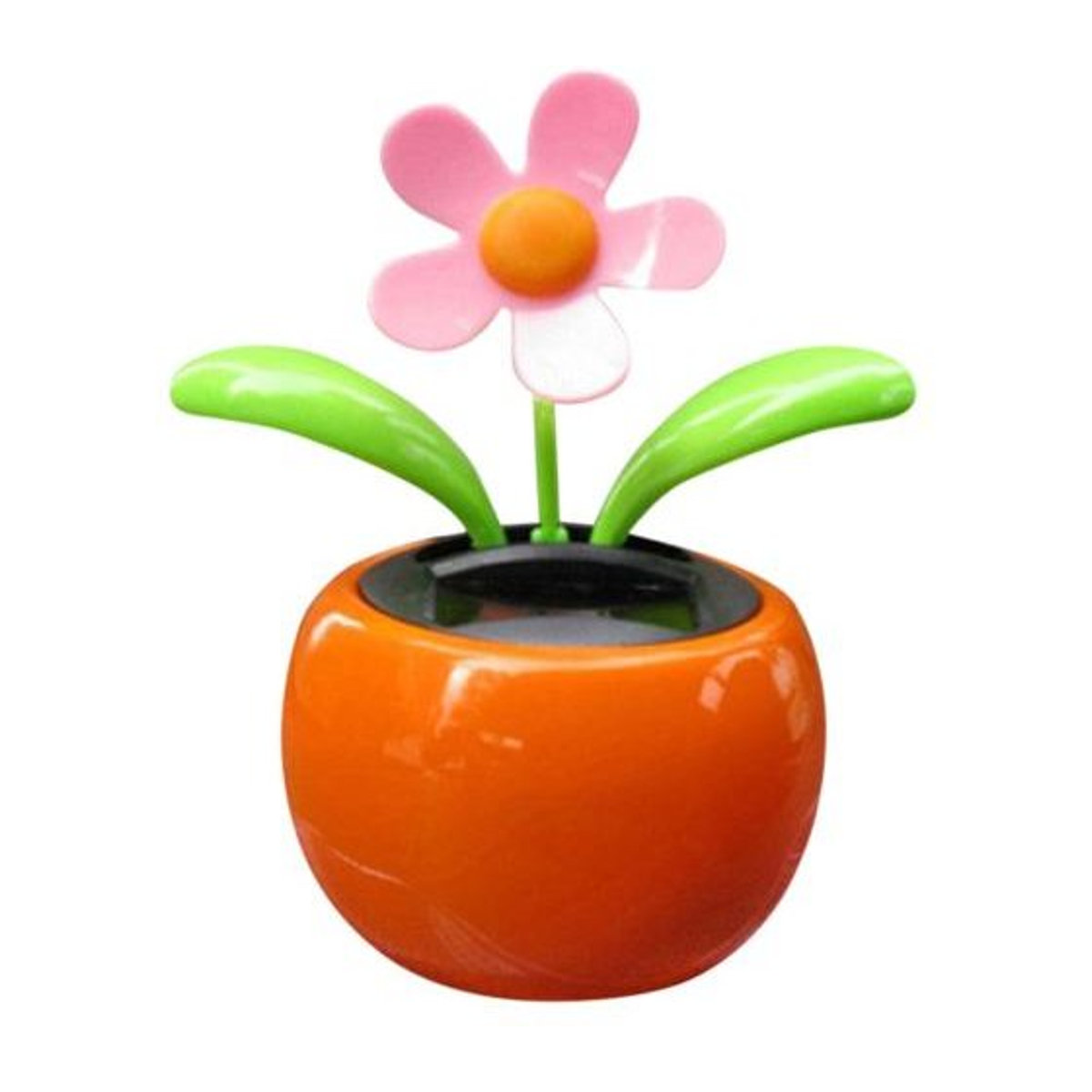 Solarbetriebenes tanzendes Blumenspielzeug von Yousheng Fashion in Orange und Mehrfarbig zur Dekoration für dein Auto oder dein Zuhause - Bild 1