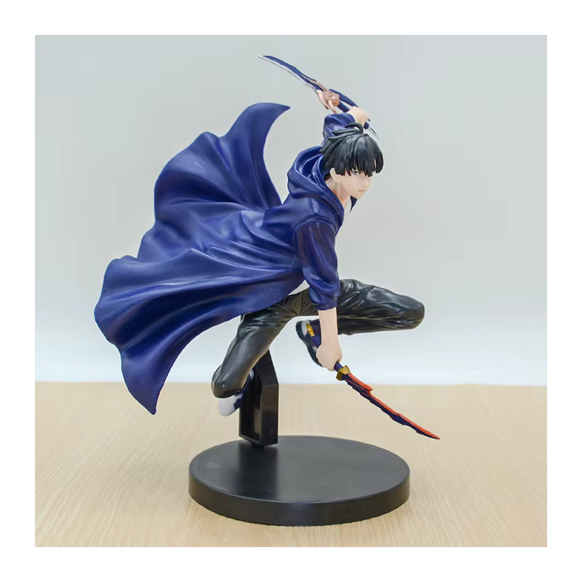 Solo Leveling Sung Jinwoo Anime Figur von KONBORE in Schwarz aus Kunstharz - Bild 3