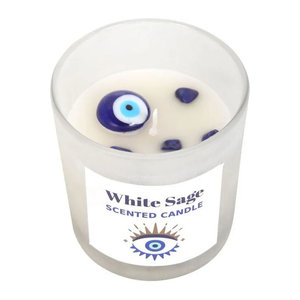 Something Different Duftkerze All Seeing Eye mit weißem Salbei in Weiß
