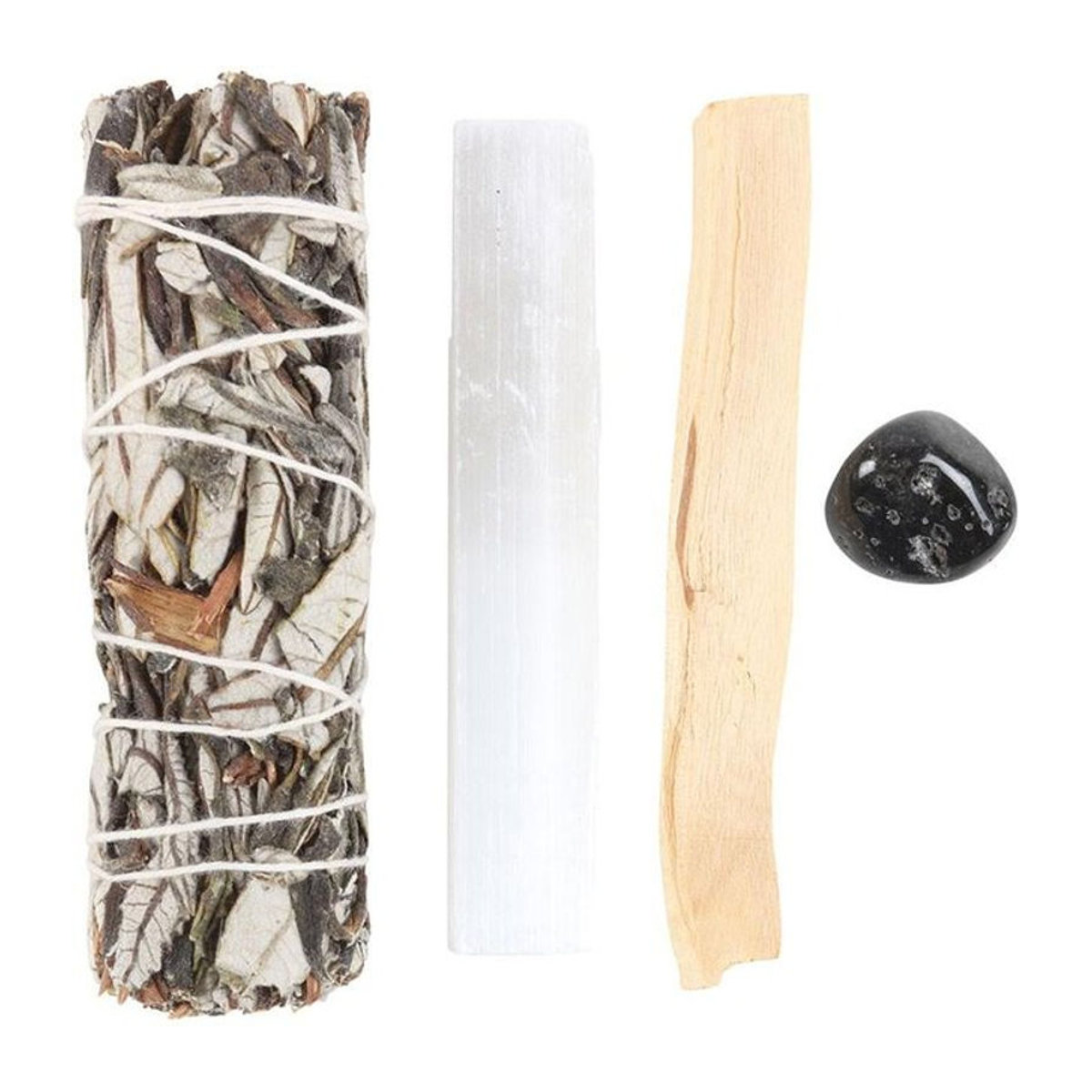 Something Different Energie-Reinigungs-Set mit Yerba Santa, Salbei, Palo Santo und Kristallen, mehrfarbig - Bild 1