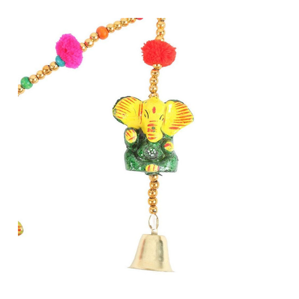 Something Different Ganesh-Girlande aus Holz und Metall in Schwarz und Mehrfarbig - Bild 1