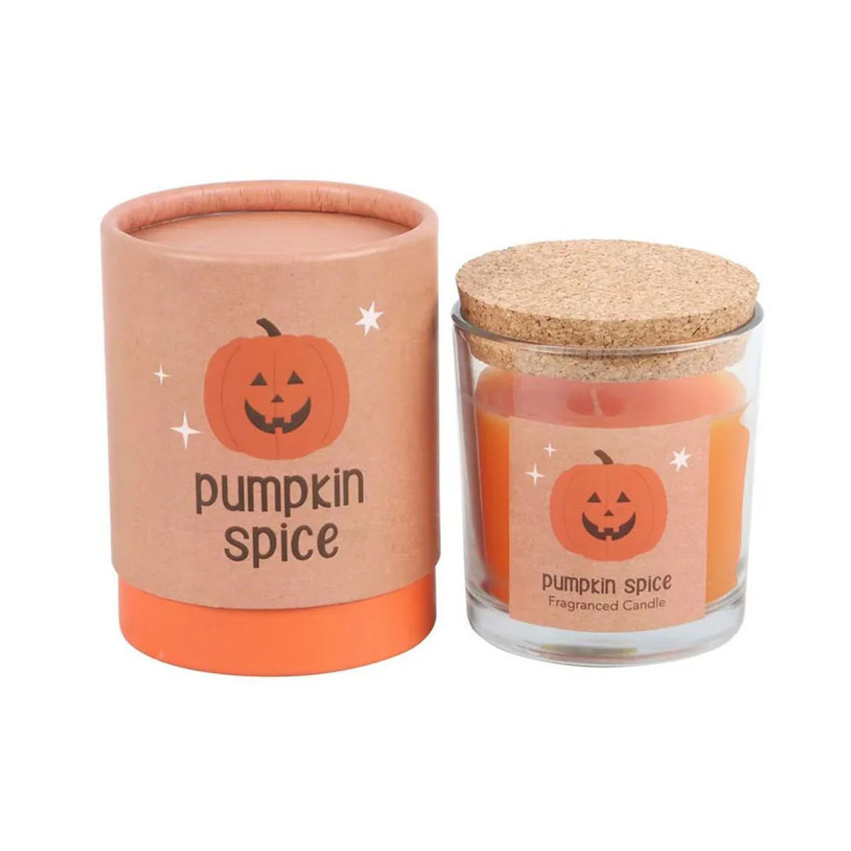 Something Different Peekaboo Pumpkin Spice Votivkerze in Orange für Halloween und Herbst - Bild 2