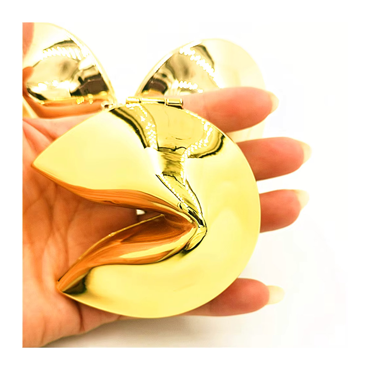 Songlong Metall Glück Keksdose in Gold und Silber für Hochzeiten und Gastgeschenke - Bild 3