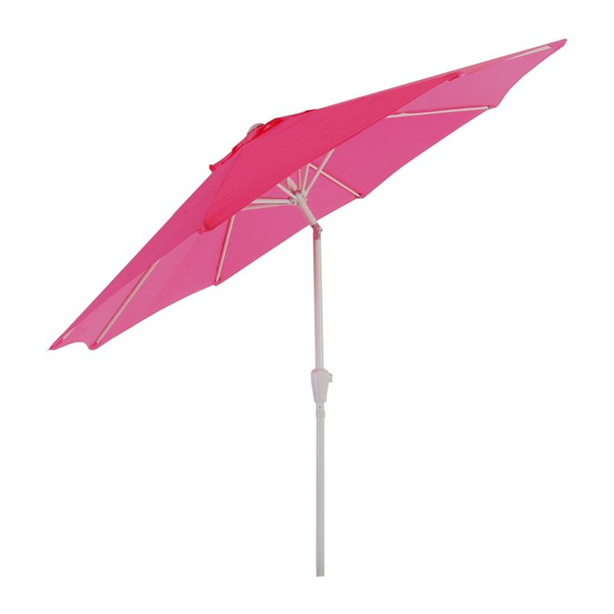 Sonnenschirm Asti von MCW in Pink mit Ø 2,7m und Neigefunktion aus Polyester und Aluminium - Bild 1