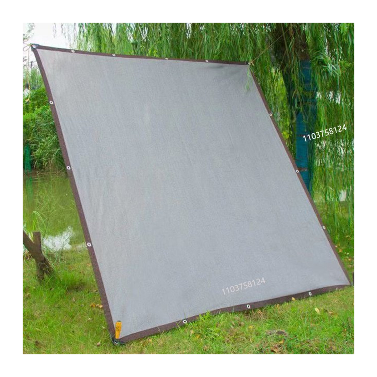Sonnenschutznetz für den Außenbereich als Sichtschutz und Markise mit UV-Schutz für Terrasse, Garten und Pavillon - Bild 1
