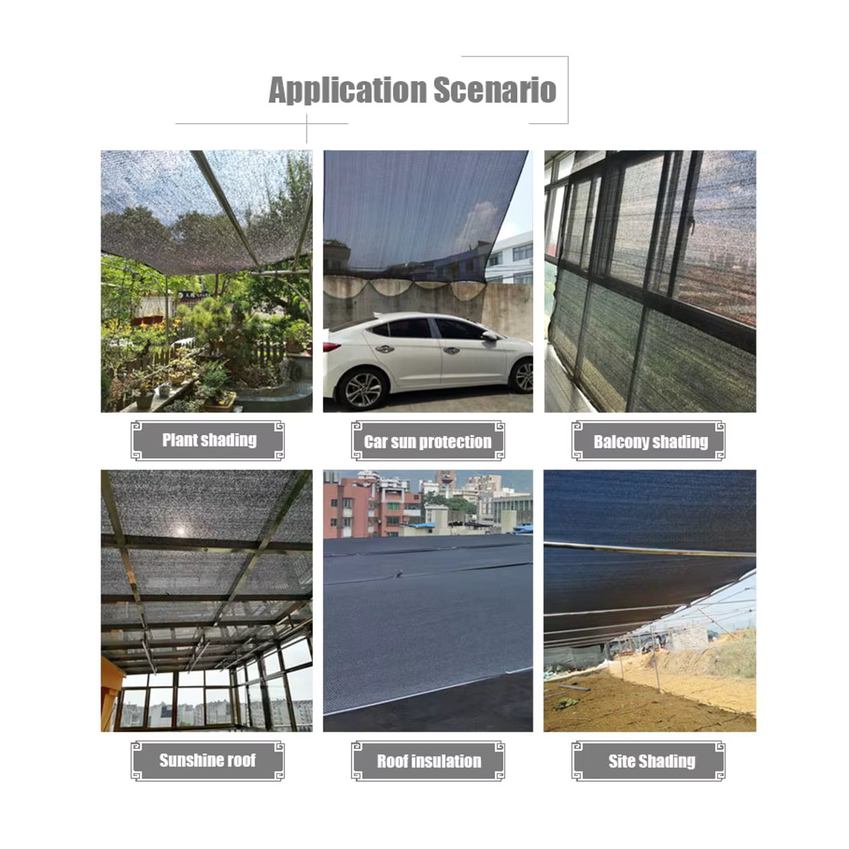 Sonnenschutznetz für Pavillon und Terrasse mit Ösen und 75–80 % Schattenwurf - Bild 5
