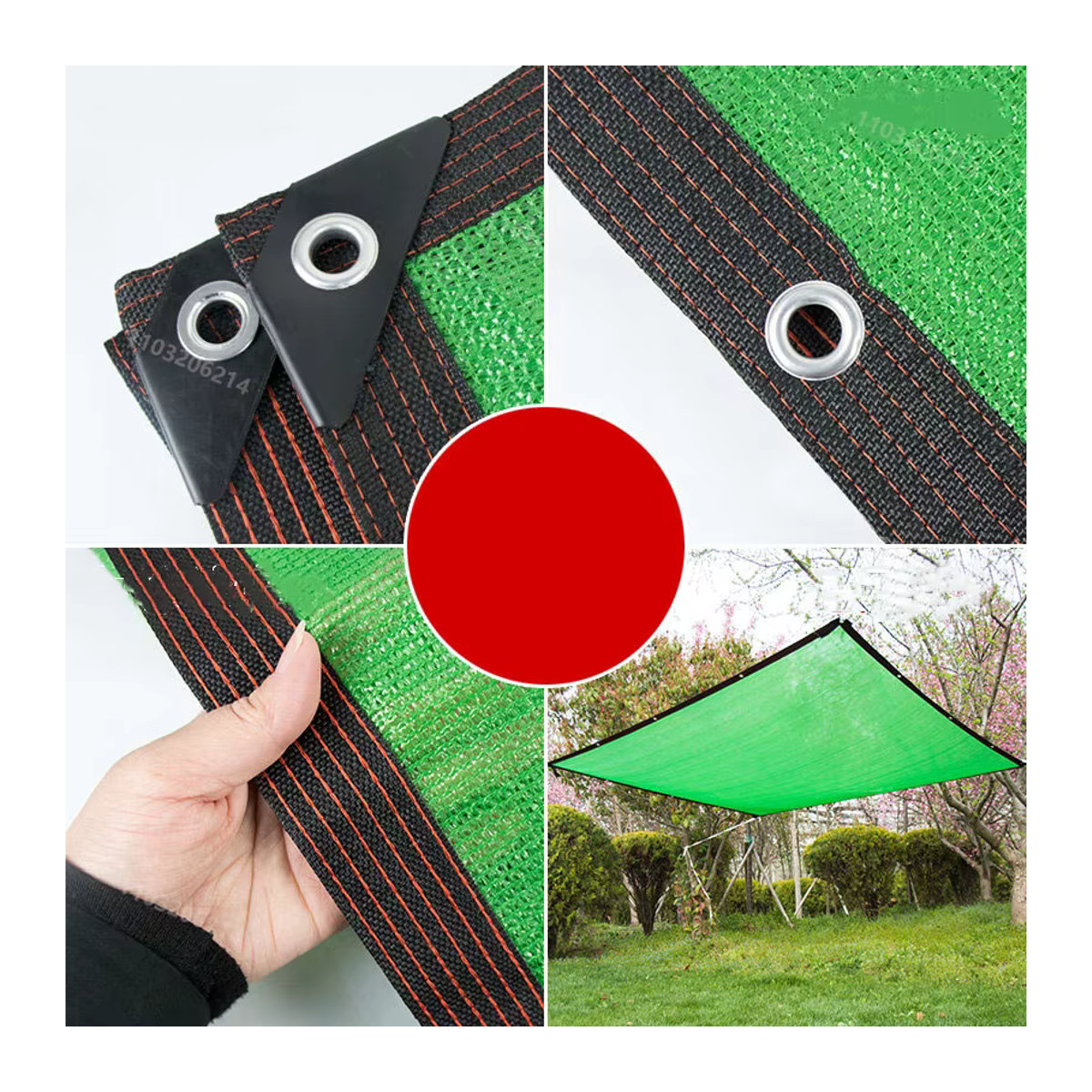Sonnenschutznetz GFDYML mit 75–80 % UV-Schutz für Gartenpflanzen, Schwimmbad und Außenbereiche - Bild 2