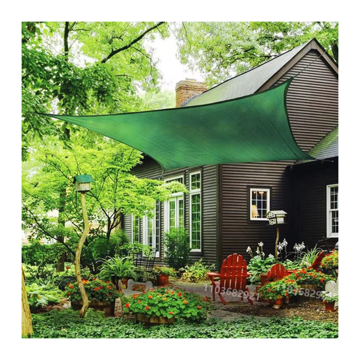 Sonnenschutznetz GFDYML mit 75–80 % UV-Schutz für Gartenpflanzen, Schwimmbad und Außenbereiche - Bild 4