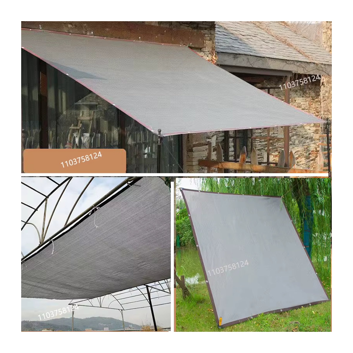 Sonnenschutznetz mit UV-Schutz für Gartenpflanzen, Blumen und Gewächshäuser - Bild 5
