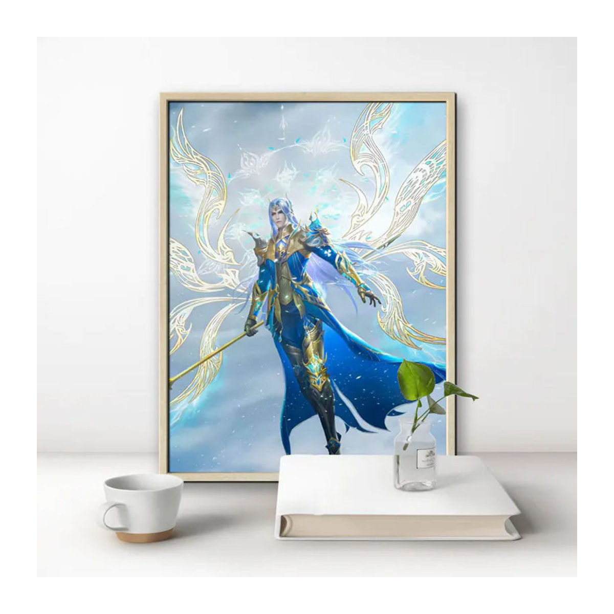Soul Land Anime 5D DIY Diamant-Gemälde rund, mehrfarbig, Dekoration aus Holz - Bild 2