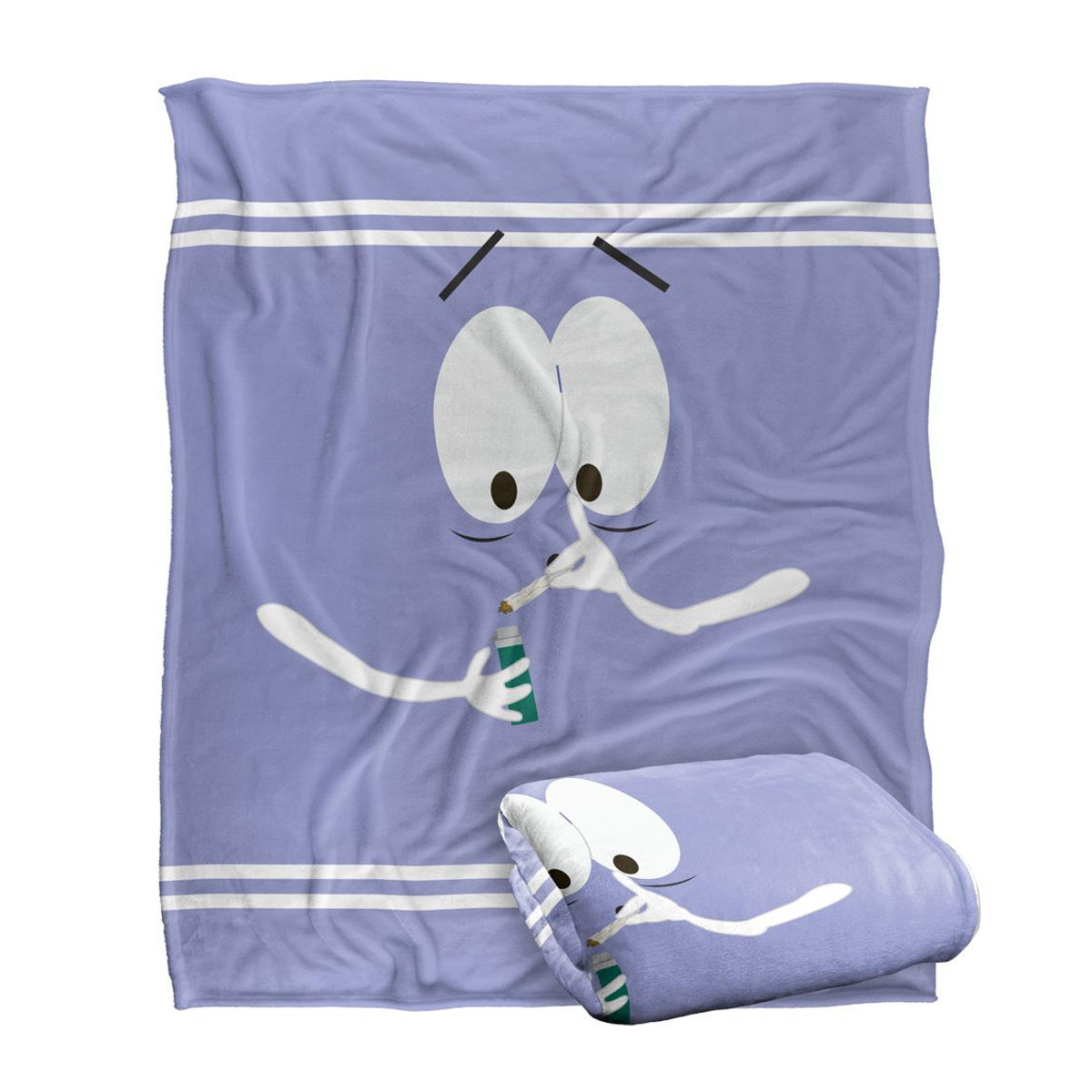 South Park Towelie Superweiche Decke in Weiß/Lila One Size - Bild 1