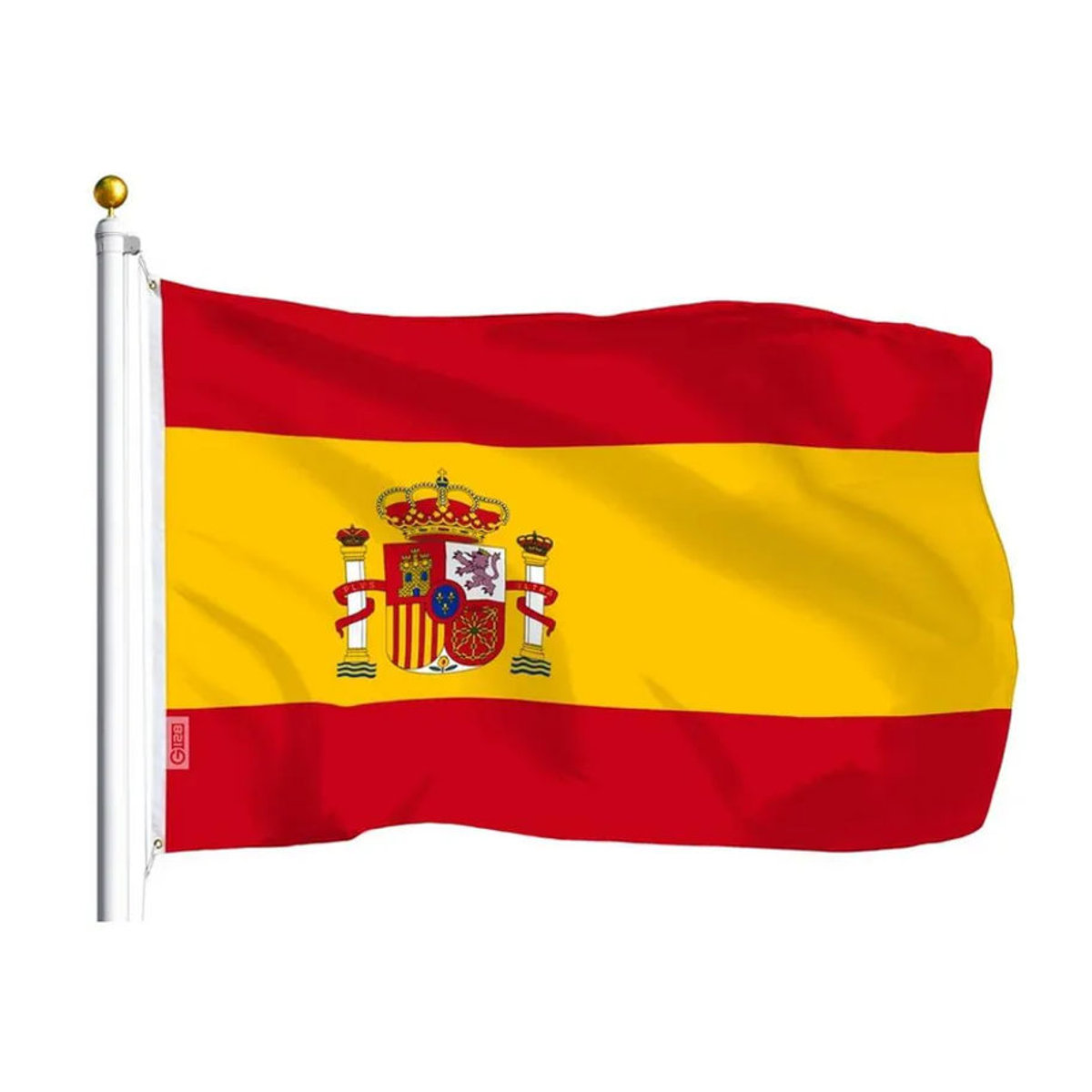 Spanien Flagge aus Polyester von Pertemba Home & Kitchen Equipment, mehrfarbig, 150 x 90 cm - Bild 2