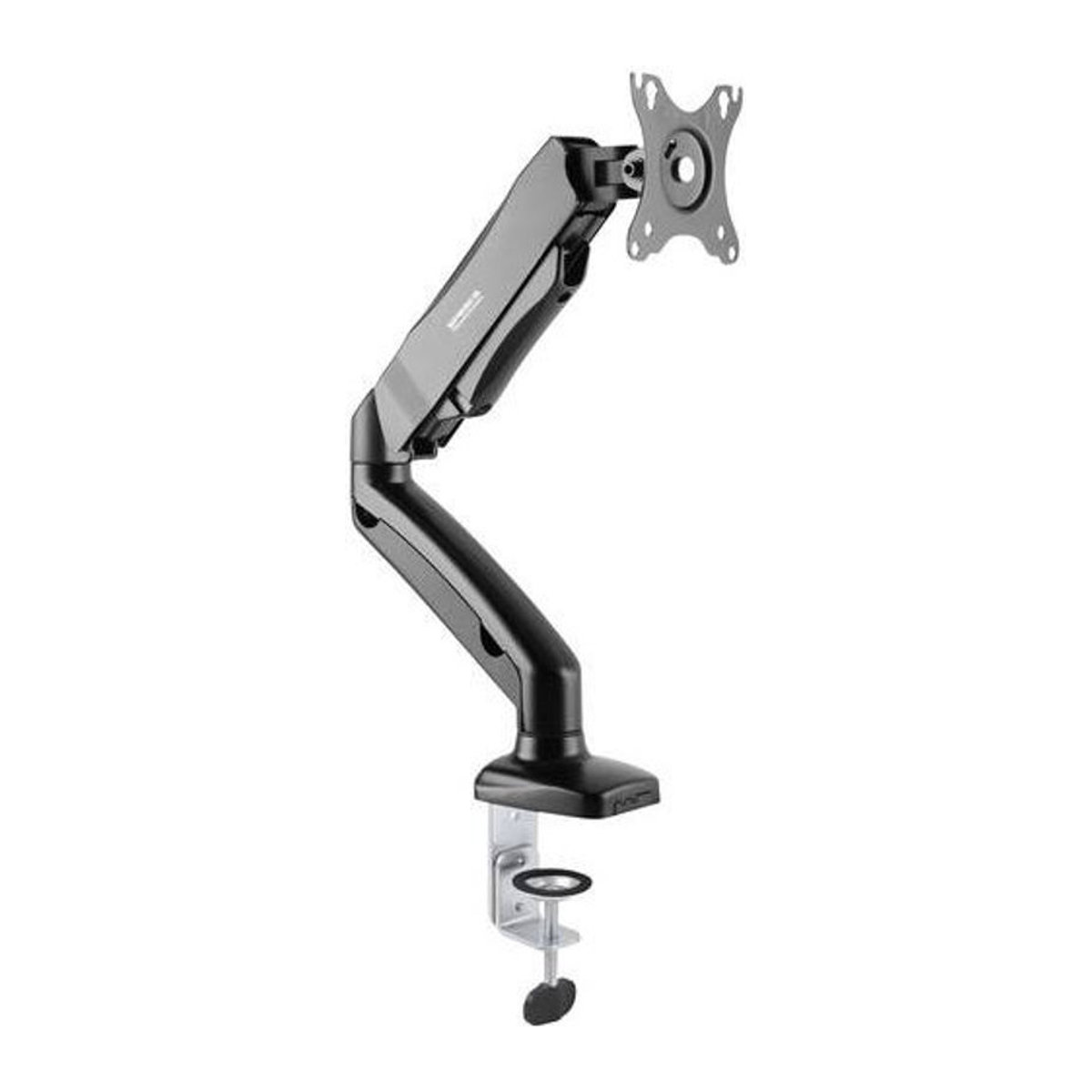 SpeaKa Professional SP-MM-900 Einfach-Monitorhalterung mit Gasdrucktechnik, Schwarz, für 43,2 cm bis 81,3 cm Monitore, schwenkbar und neigbar - Bild 1
