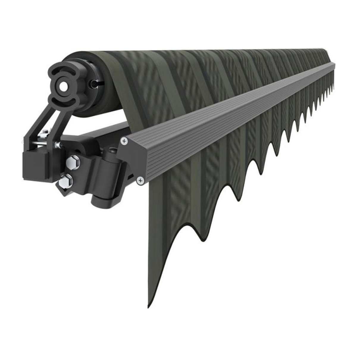 Spettmann Gelenkarmmarkise BASIS aus Polyester in Anthrazit und Grau mit B/H: 300 x 250 cm - Bild 1