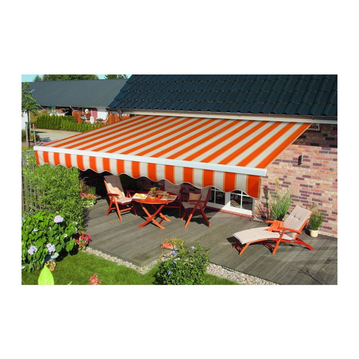 Spettmann Gelenkarmmarkise BASIS in Weiss, B: 250 cm, T: 200 cm - Bild 1