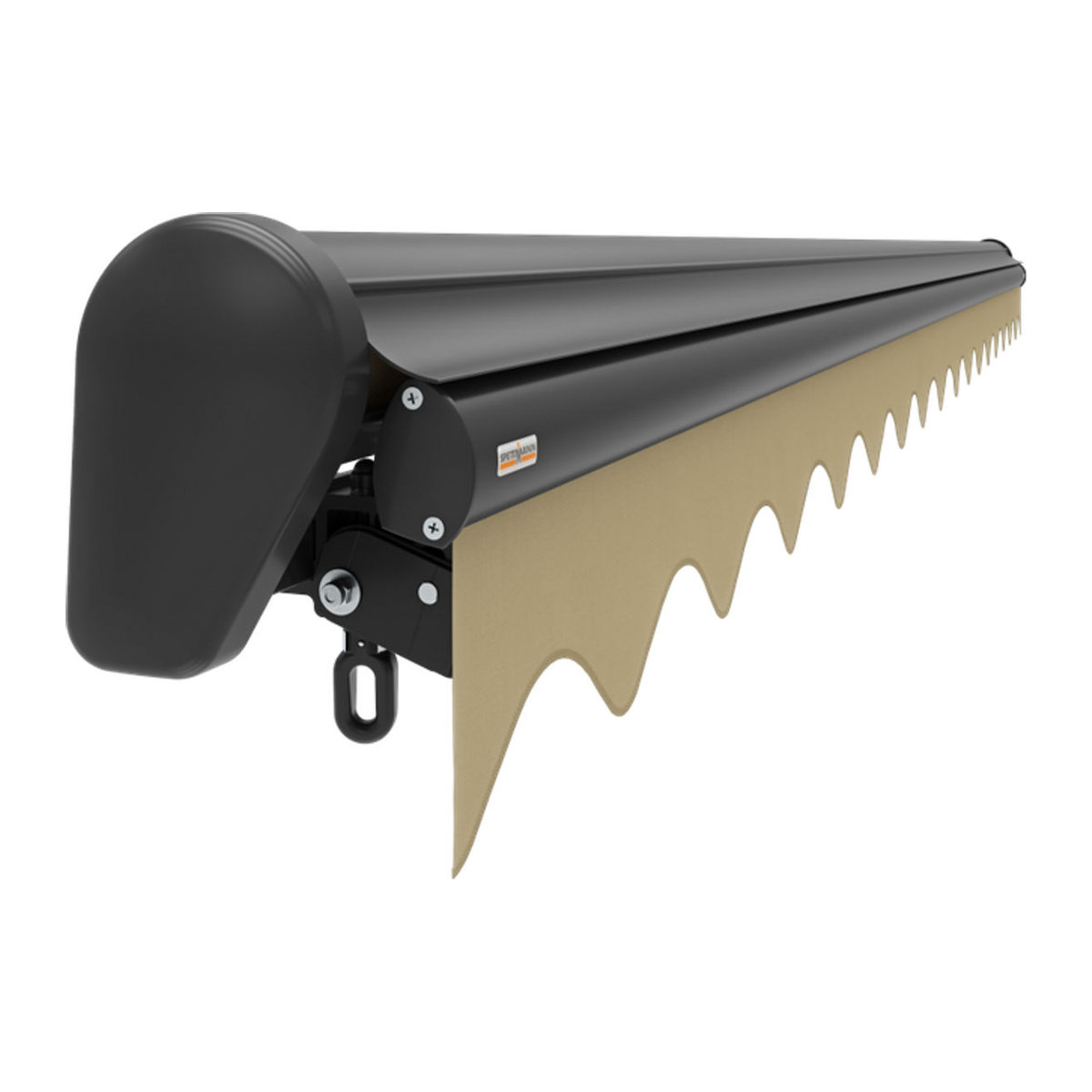 Spettmann Halbkassettenmarkise Sun LED in Anthrazit mit Stoff und Aluminium B/H: 500 x 250 cm - Bild 2