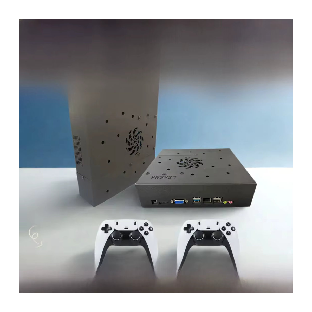 Spielekonsole X8 Pro Schwarz mit 70000 Spielen, I3-3110M Prozessor, 500GB Speicher, Windows 11 und Batocera für Wii, PS2, DC und PSP - Bild 1