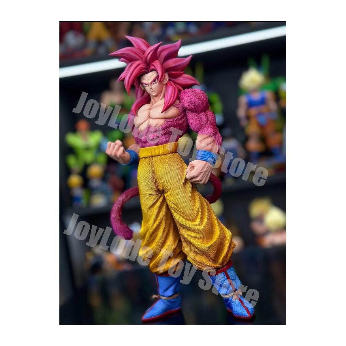 Spielstudio Dragon Ball Anime-Figur Super Saiyan 4 Son Goku PVC-Statue, mehrfarbig, Höhe: 32 cm - Bild 2