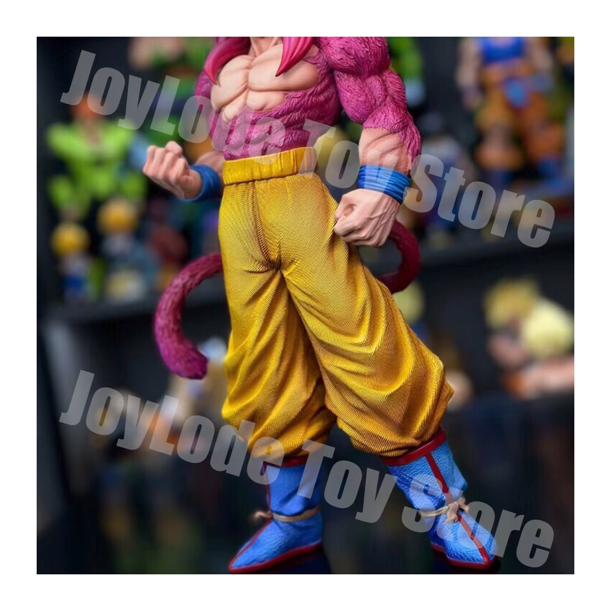 Spielstudio Dragon Ball Anime-Figur Super Saiyan 4 Son Goku PVC-Statue, mehrfarbig, Höhe: 32 cm - Bild 4
